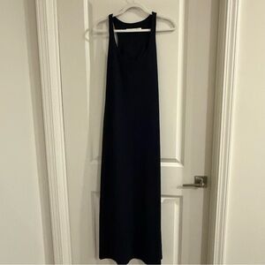 Susana Monaco Navy Blue Racerback Midi Dress